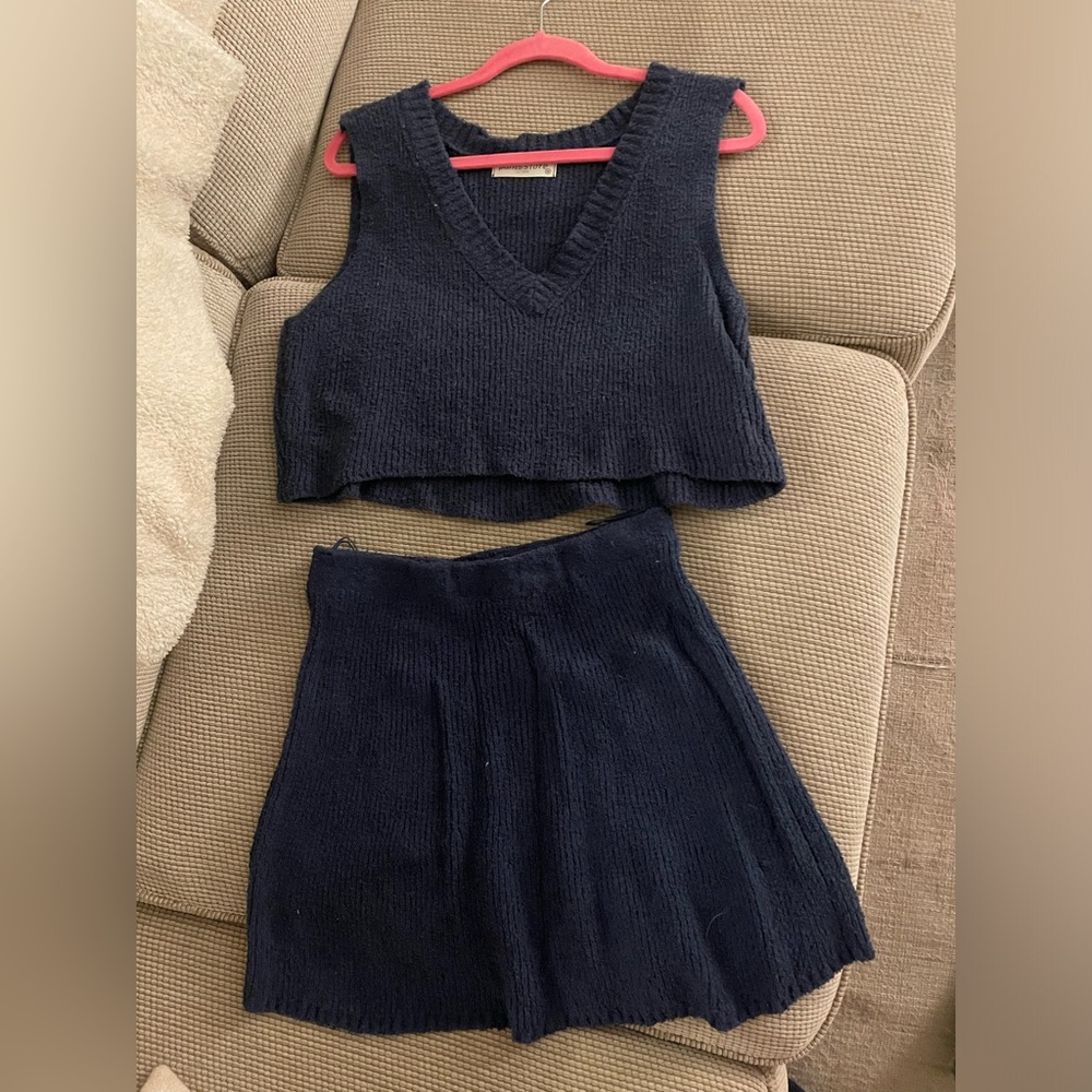 Pants Store Sweater Skirt Set